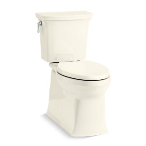 Corbelle Two-piece elongated toilet with skirted trapway, 1.28 gpf - K-3814-96