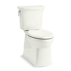 Corbelle ContinuousClean XT two-piece elongated toilet with skirted trapway, 1.28 gpf - K-5709-NY