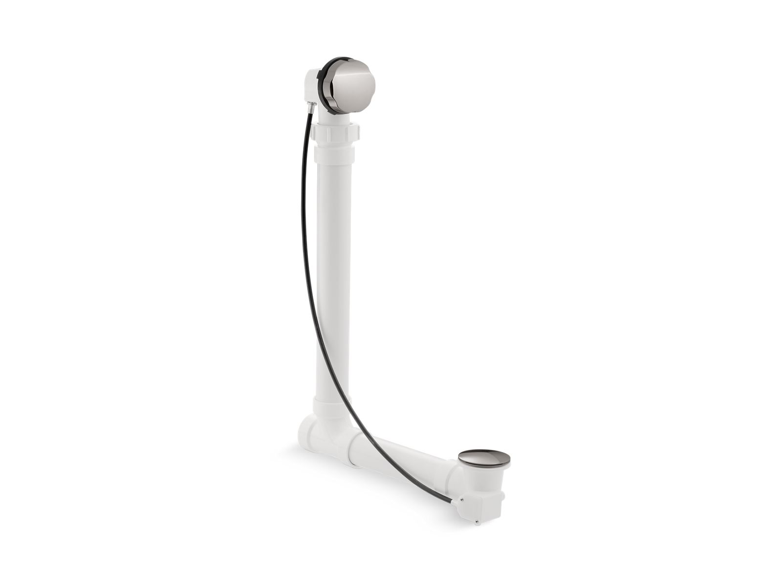 Clearflo Cable bath drain with PVC tubing - K-7213-TT