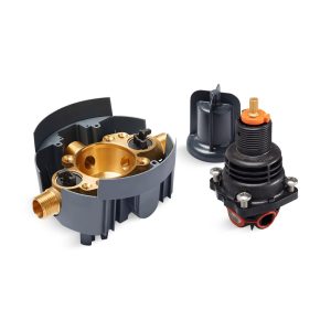Rite-Temp Thermostatic valve body and cartridge kit with service stops - K-28304-KS-NA