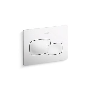 Cue Flush actuator plate for 2"x 4" in-wall tank and carrier system - K-5413-0
