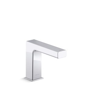 Strayt Touchless faucet with Kinesis sensor technology and temperature mixer, Hybrid-powered - K-106S37-SANA-CP