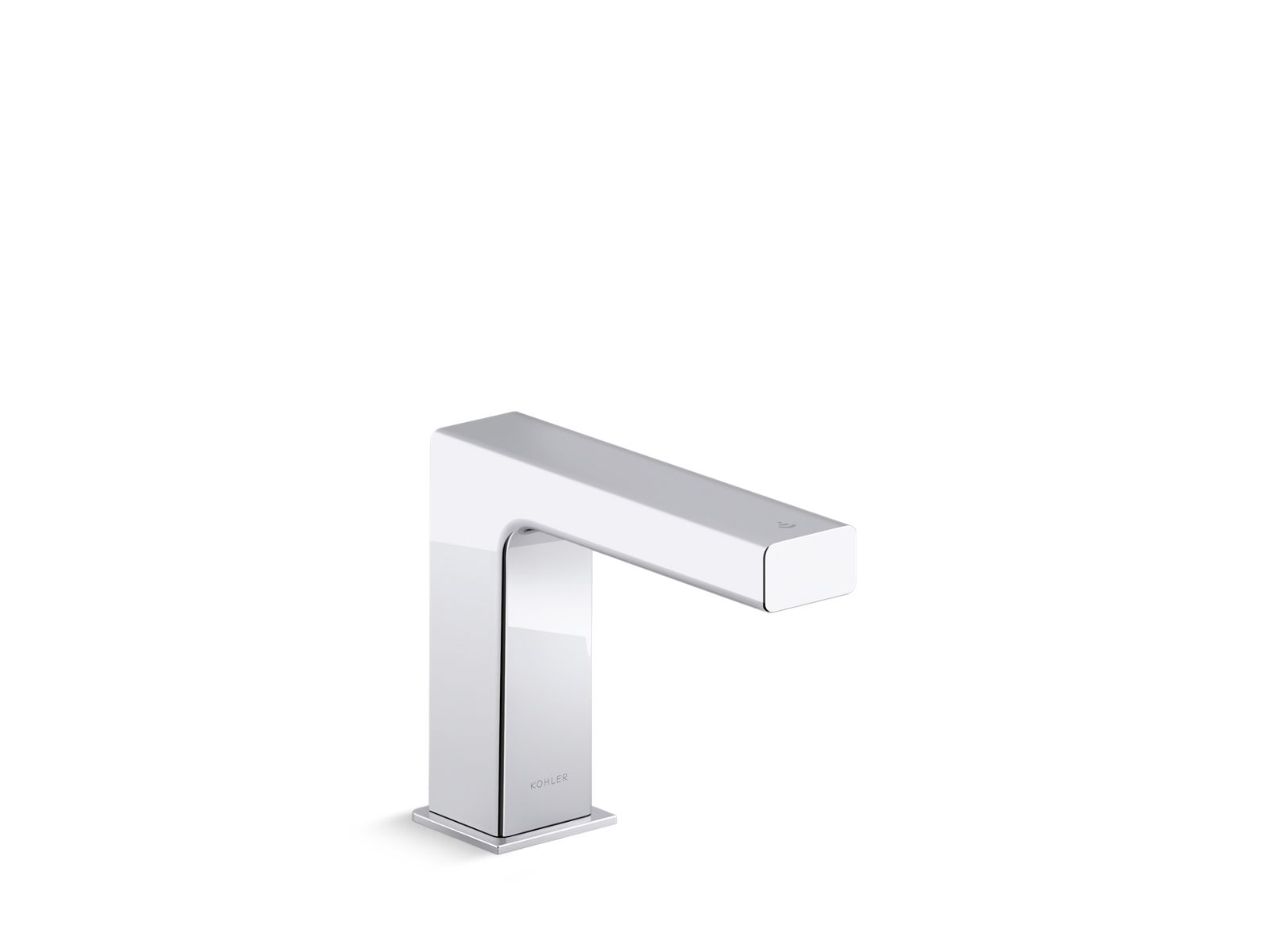 Strayt Touchless faucet with Kinesis sensor technology and temperature mixer, Hybrid-powered - K-106S37-SANA-CP