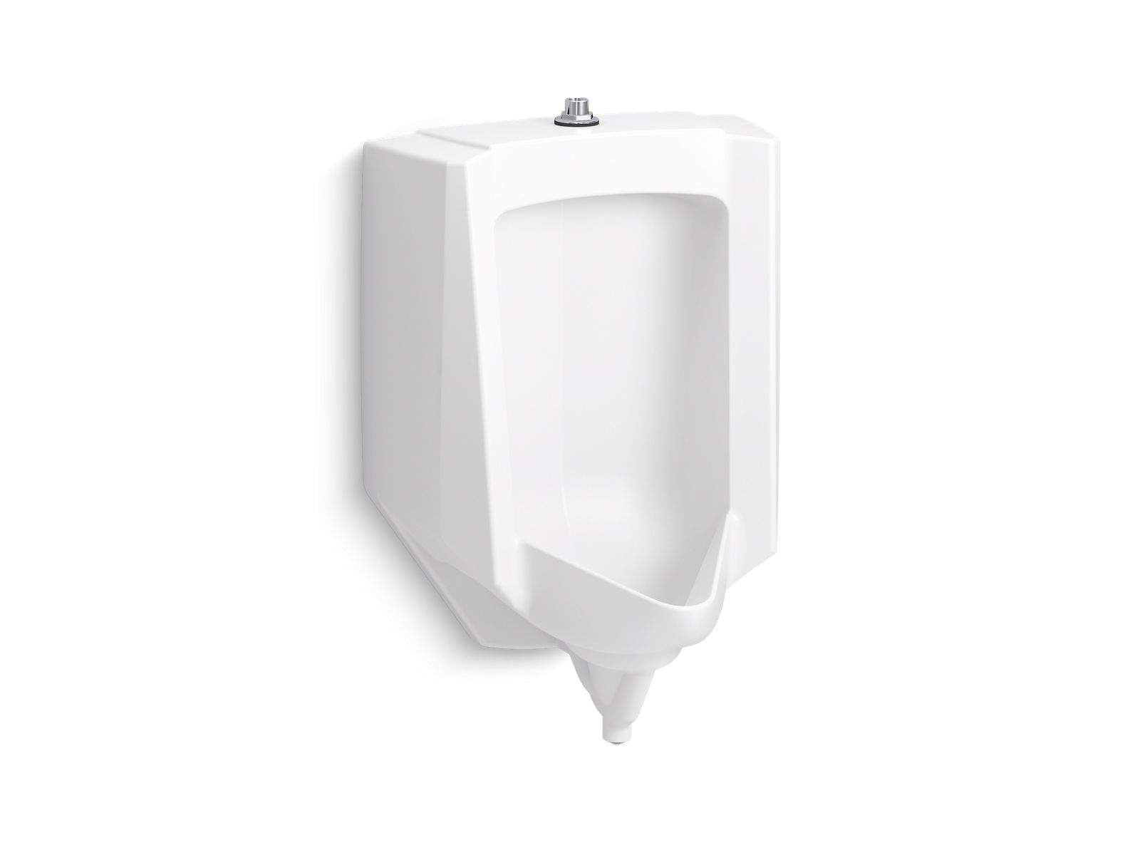 Stanwell Blow-out half-stall 0.5-1.0 gpf urinal, top spud - K-25048-ET-0