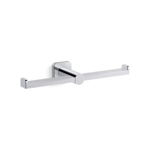 Parallel Double toilet paper holder - K-21897-CP