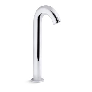 Oblo Touchless faucet with Kinesis sensor technology and temperature mixer, Hybrid-powered - K-106B87-SANA-CP