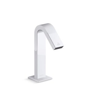 Loure Touchless faucet with Kinesis sensor technology, DC-powered - K-104L76-SANL-CP