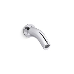 Oblo Wall-mount touchless faucet with Kinesis sensor technology, Hybrid-powered - K-126B16-SANA-CP