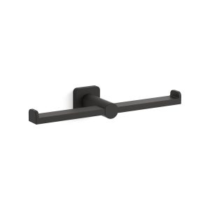 Parallel Double toilet paper holder - K-21897-BL
