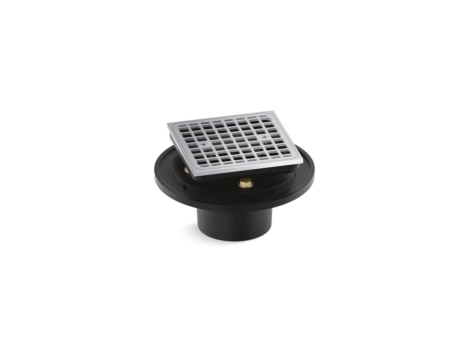 Clearflo Square brass tile-in shower drain - K-22673-CP