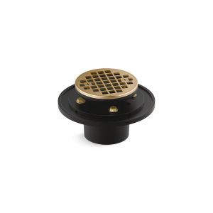Clearflo Round brass tile-in shower drain - K-22671-2MB