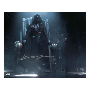 Hayden Christensen As Darth Vader 8x10 Autographed In Silver Ink Photo- w10144010124k0n