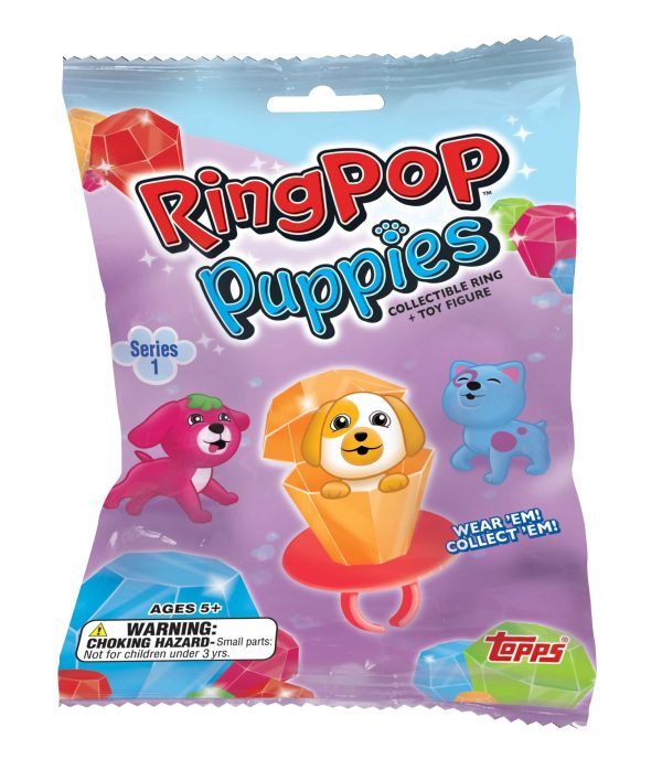 RING POP™ Puppies Collectible Ring + Toy Figurine- fgc002845