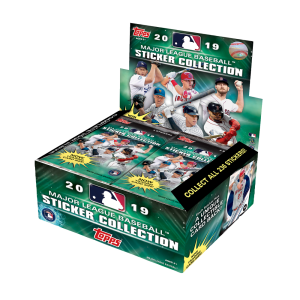 2019 MLB Sticker Collection Display Box- fgc003311