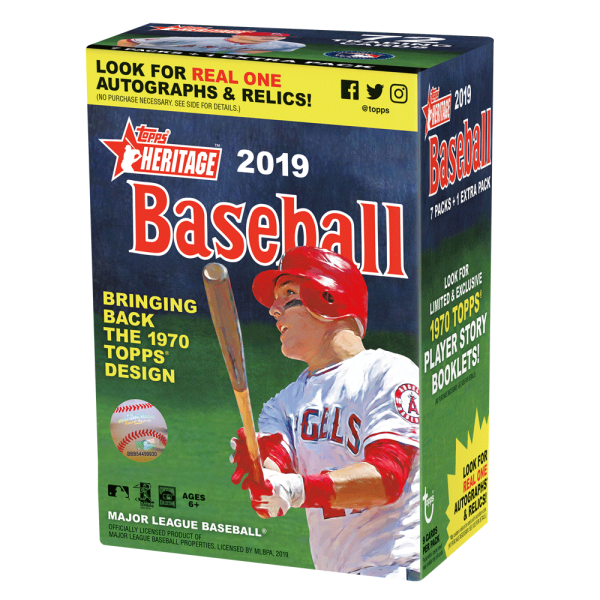 2019 Heritage Baseball Value Box- fgc003276