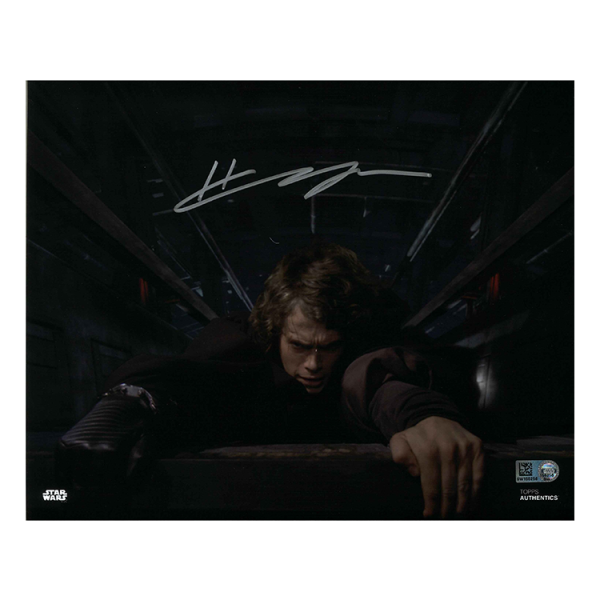 Hayden Christensen As Anakin Skywalker 8x10 Autographed In Silver Ink Photo- w10144010576k0n