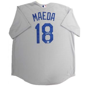Kenta Maeda Autographed Dodgers Replica Jersey - 2016 Home (White)- t0008100000016n