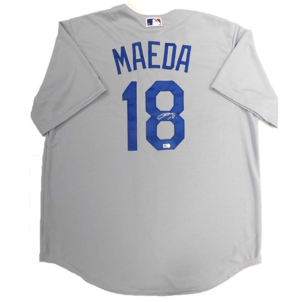 Kenta Maeda Autographed Dodgers Replica Jersey - 2016 Home (White)- t0008100000016n