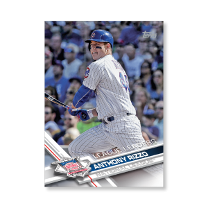 Anthony Rizzo 2017 Topps Baseball Series 1 LEAGUE LEADERS Poster - # to 99- sku_1