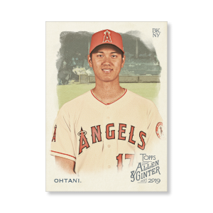 Shohei Ohtani 2019 Topps Allen & Ginter Oversized Base Cards Poster # to 99- artbble-pos-19agbb-1004-s