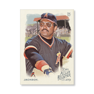 Reggie Jackson 2019 Topps Allen & Ginter Oversized Base Cards Poster # to 99- artbble-pos-19agbb-1007-s