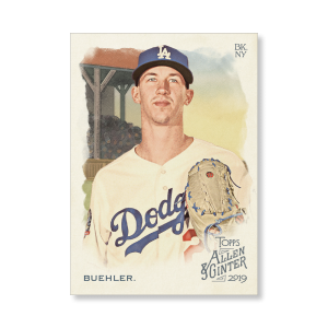 Walker Buehler 2019 Topps Allen & Ginter Oversized Base Cards Poster # to 99- artbble-pos-19agbb-1032-s