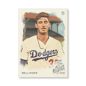 Cody Bellinger 2019 Topps Allen & Ginter Oversized Base Cards Poster # to 99- artbble-pos-19agbb-1033-s