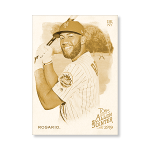 Amed Rosario 2019 Topps Allen & Ginter Oversized Base Cards Poster Gold Ed. # to 1- artbble-pos-19agbb-1044-gold-s