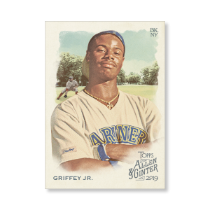 Ken Griffey Jr. 2019 Topps Allen & Ginter Oversized Base Cards Poster # to 99- artbble-pos-19agbb-1055-s