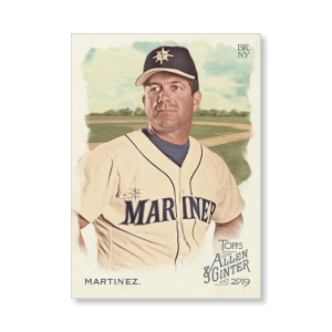 Edgar Martinez 2019 Topps Allen & Ginter Oversized Base Cards Poster # to 99- artbble-pos-19agbb-1057-s