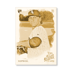 Michael Kopech 2019 Topps Allen & Ginter Oversized Base Cards Poster Gold Ed. # to 1- artbble-pos-19agbb-1118-gold-s