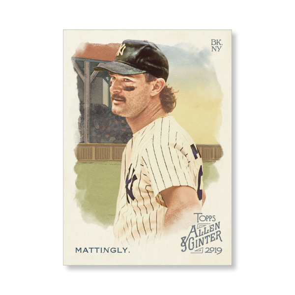 Don Mattingly 2019 Topps Allen & Ginter Oversized Base Cards Poster # to 99- artbble-pos-19agbb-1132-s
