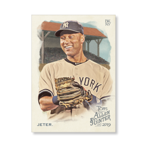 Derek Jeter 2019 Topps Allen & Ginter Oversized Base Cards Poster # to 99- artbble-pos-19agbb-1133-s