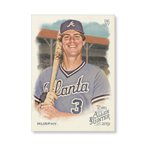 Dale Murphy 2019 Topps Allen & Ginter Oversized Base Cards Poster # to 99- artbble-pos-19agbb-1134-s