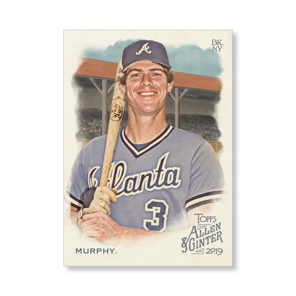 Dale Murphy 2019 Topps Allen & Ginter Oversized Base Cards Poster # to 99- artbble-pos-19agbb-1134-s