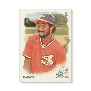 Harold Baines 2019 Topps Allen & Ginter Oversized Base Cards Poster # to 99- artbble-pos-19agbb-1138-s