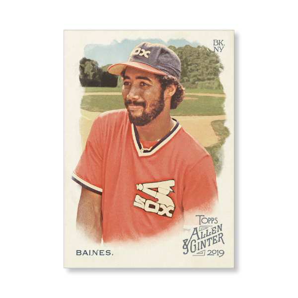 Harold Baines 2019 Topps Allen & Ginter Oversized Base Cards Poster # to 99- artbble-pos-19agbb-1138-s