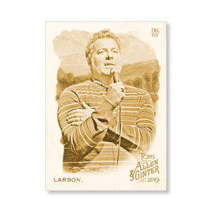 Jay Larson 2019 Topps Allen & Ginter Oversized Base Cards Poster Gold Ed. # to 1- artbble-pos-19agbb-1152-gold-s