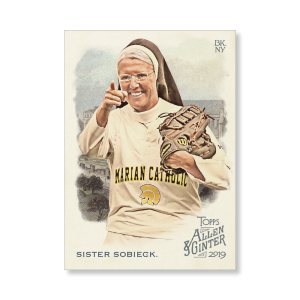 Sister Mary Jo Sobieck 2019 Topps Allen & Ginter Oversized Base Cards Poster # to 99- artbble-pos-19agbb-1160-s