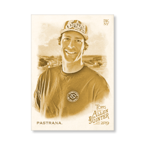 Travis Pastrana 2019 Topps Allen & Ginter Oversized Base Cards Poster Gold Ed. # to 1- artbble-pos-19agbb-1183-gold-s