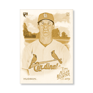 Dakota Hudson 2019 Topps Allen & Ginter Oversized Base Cards Poster Gold Ed. # to 1- artbble-pos-19agbb-1194-gold-s