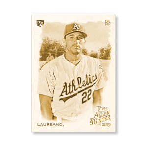 Ramon Laureano 2019 Topps Allen & Ginter Oversized Base Cards Poster Gold Ed. # to 1- artbble-pos-19agbb-1207-gold-s