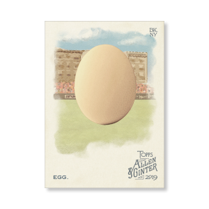 Egg 2019 Topps Allen & Ginter Oversized Base Cards Poster # to 99- artbble-pos-19agbb-1213-s
