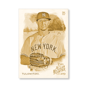 Troy Tulowitzki 2019 Topps Allen & Ginter Oversized Base Cards Poster Gold Ed. # to 1- artbble-pos-19agbb-1265-gold-s