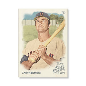 Carl Yastrzemski 2019 Topps Allen & Ginter Oversized Base Cards Poster # to 99- artbble-pos-19agbb-1271-s