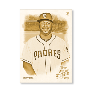 Franmil Reyes 2019 Topps Allen & Ginter Oversized Base Cards Poster Gold Ed. # to 1- artbble-pos-19agbb-1295-gold-s