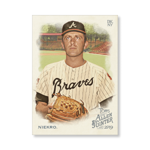 Phil Niekro 2019 Topps Allen & Ginter Oversized Base Cards Poster # to 99- artbble-pos-19agbb-1740-s
