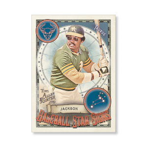 Reggie Jackson 2019 Topps Allen & Ginter Oversized Baseball Star Signs Poster # to 99- artbble-pos-19agbb-7421-s