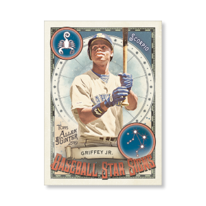 Ken Griffey Jr. 2019 Topps Allen & Ginter Oversized Baseball Star Signs Poster # to 99- artbble-pos-19agbb-7423-s