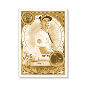 Joey Votto 2019 Topps Allen & Ginter Oversized Baseball Star Signs Poster Gold Ed. # to 1- artbble-pos-19agbb-7430-gold-s